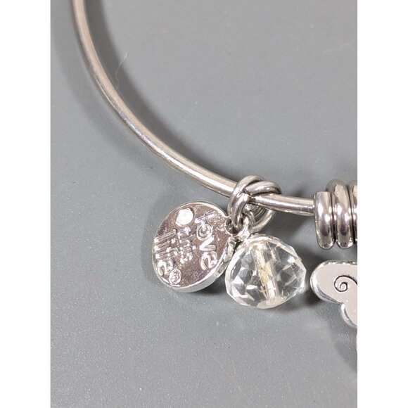 Love This Life Granddaughter Butterfly Charm Bracelet Stacking 7.5" - Picture 5 of 6